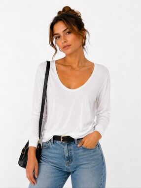 Athleta Long Sleeve | S | White